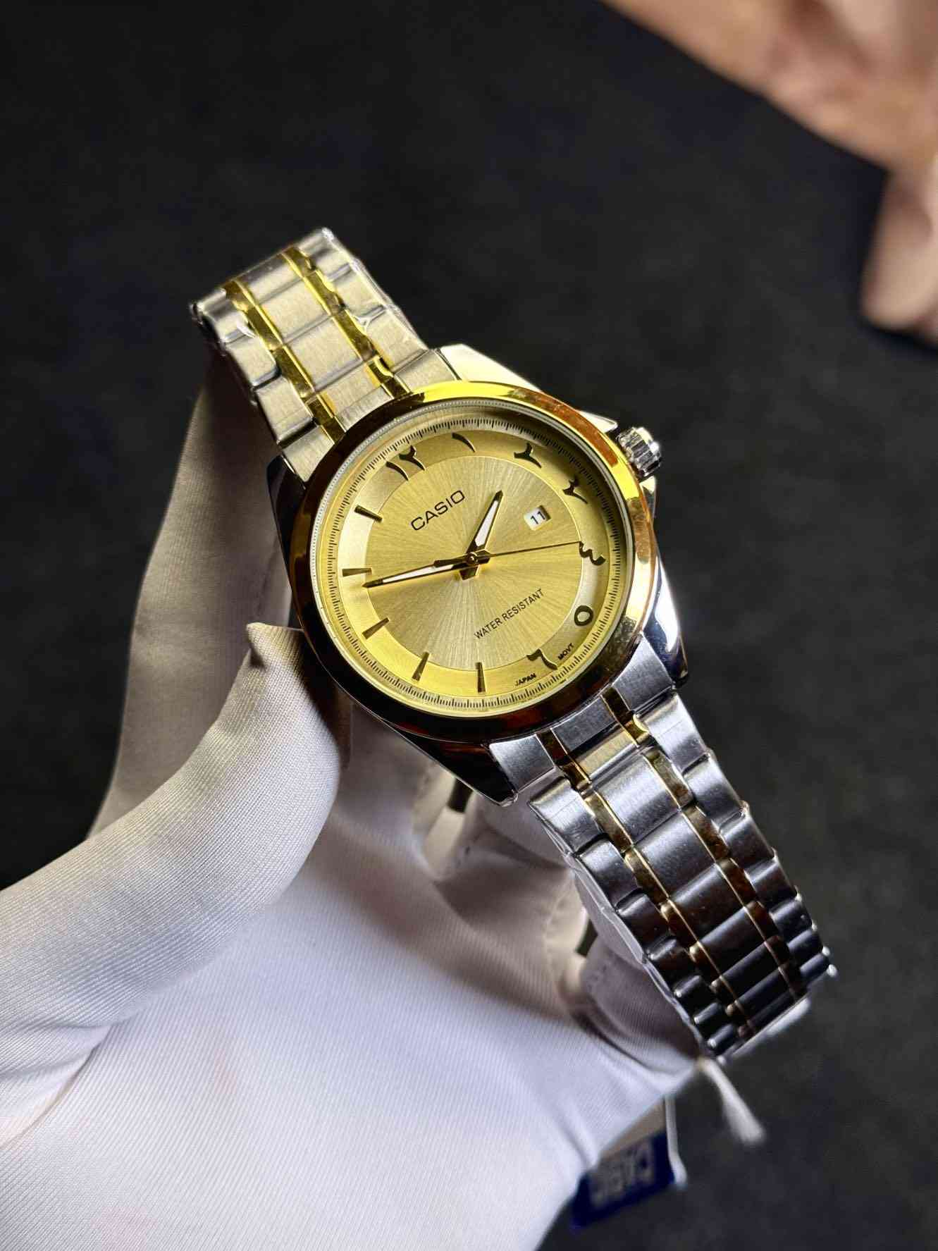 CASIO Analog Golden Dial